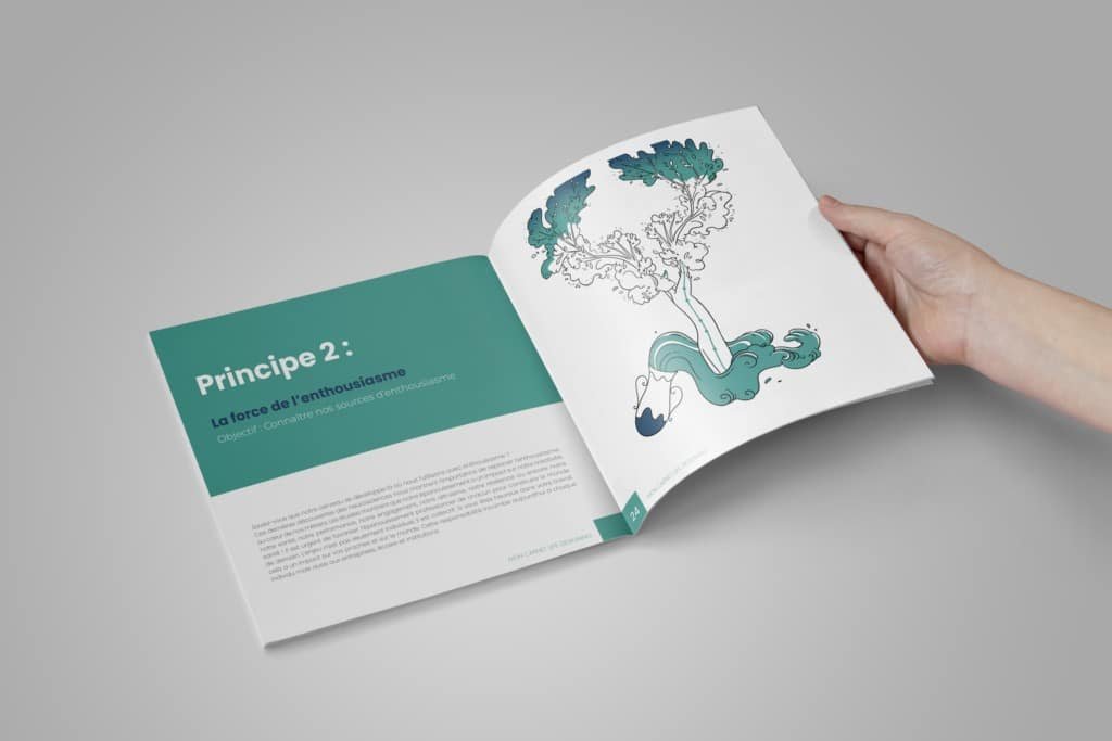 carnet illustré mockup
